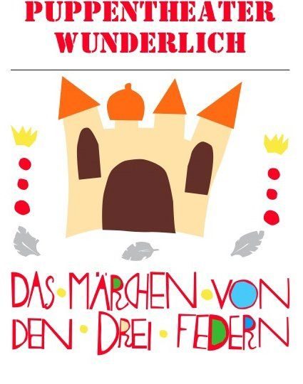 Plakat: Das Märchen von den drei Federn